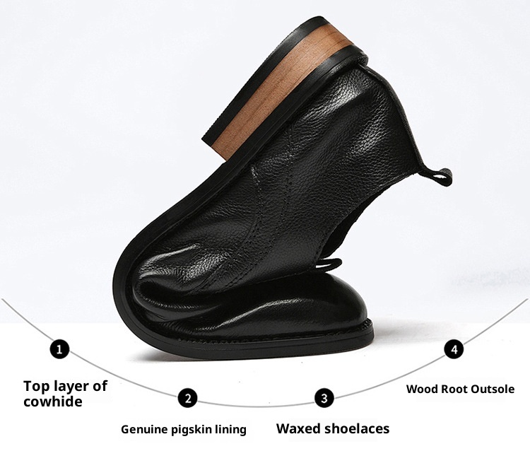 Voyage 2022 Autumn Formal Casual Business Soft Leather Men's British Style Groom Wedding Derby Shoes Men_voghion.com