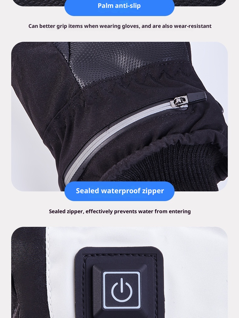 boy Boy Boy Heated Gloves For Skiing Men's Cycling Thickened Warm Windproof Cold-Proof Touchscreen Outdoor Winter_voghion.com