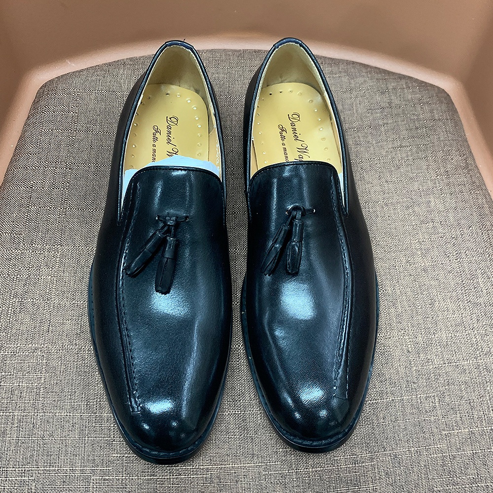 WalkPrime WalkPrime Genuine Tassel Loafers Slip-On British Retro Business Casual Shoes Men Breathable Pure Leather_voghion.com