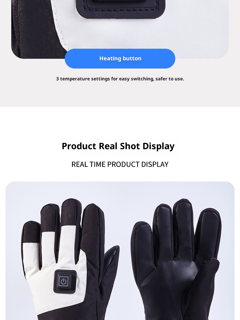 boy Boy Boy Heated Gloves For Skiing Men's Cycling Thickened Warm Windproof Cold-Proof Touchscreen Outdoor Winter_voghion.com