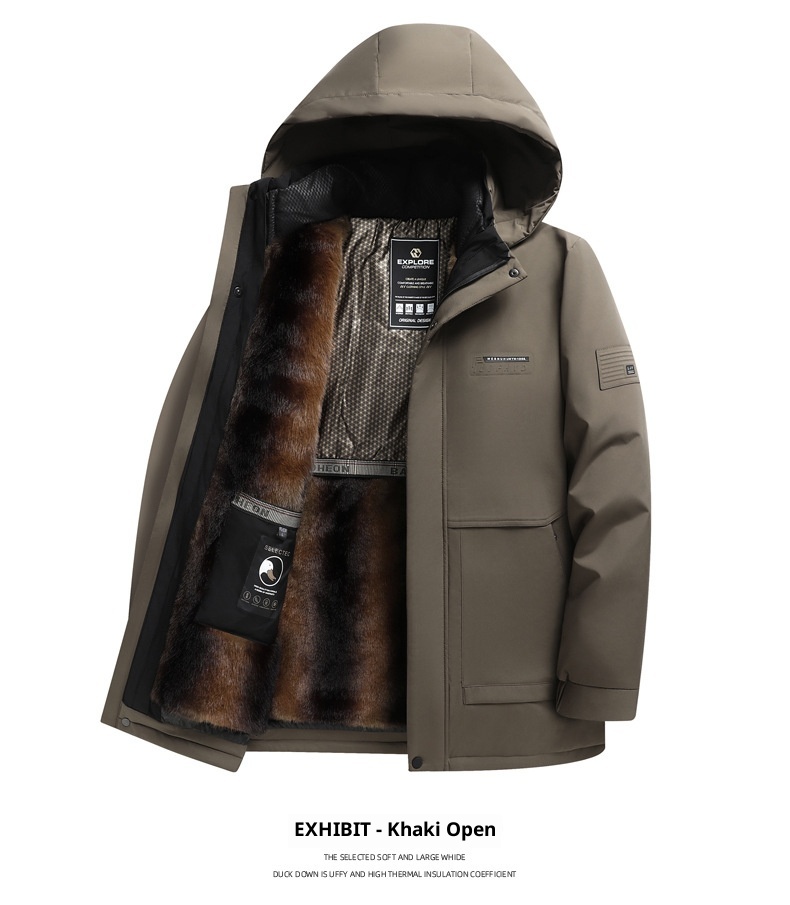 Giacca invernale da uomo di mezza età, stile nuovo, 50-60 anni, con fodera interna staccabile, in piumino spesso, foderato in pile, cappotto da papà_voghion.com