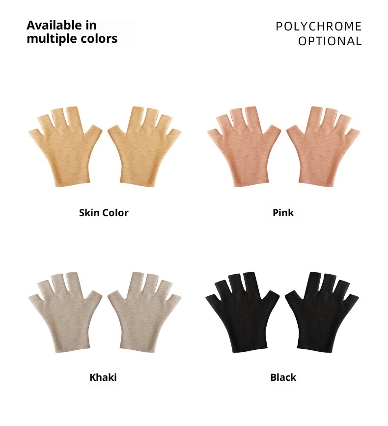 boy Boy Boy Warm Half-Finger Gloves For Women, Thermal German Velvet Wool Silk Touchscreen Autumn Winter Fingerless Student Men_voghion.com