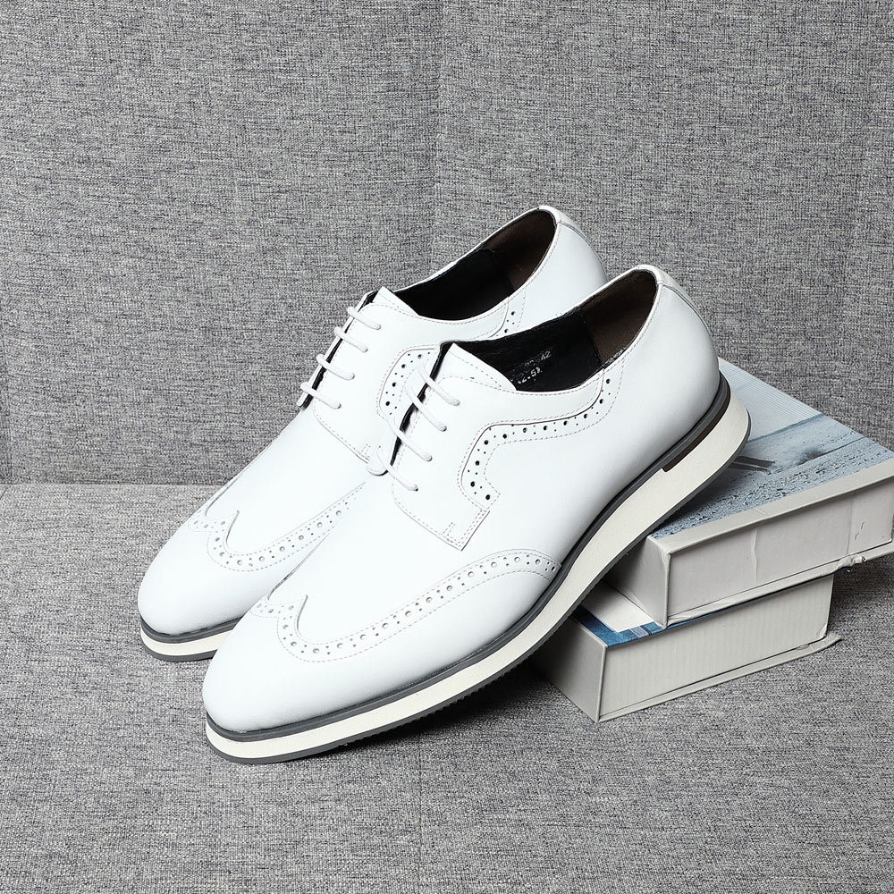 Scarpe sportive casual in pelle Voyage da uomo, di alta qualità, fatte a mano, in stile europeo e americano, di tendenza_voghion.com