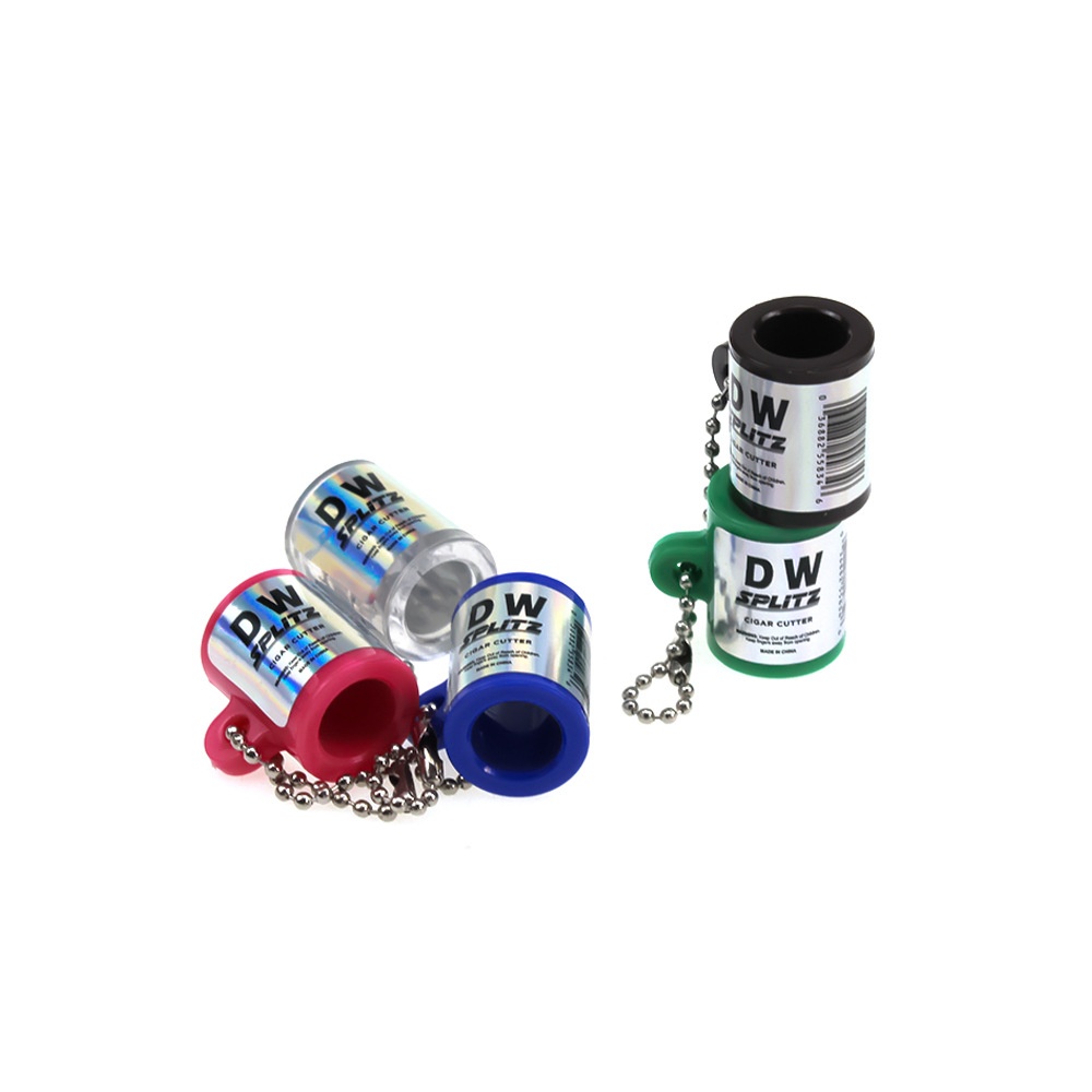 Lillian Cross-Border Direct Supply Plastic Round Tool Portable Keychain Smoking Accessories Cigar Cutter_voghion.com