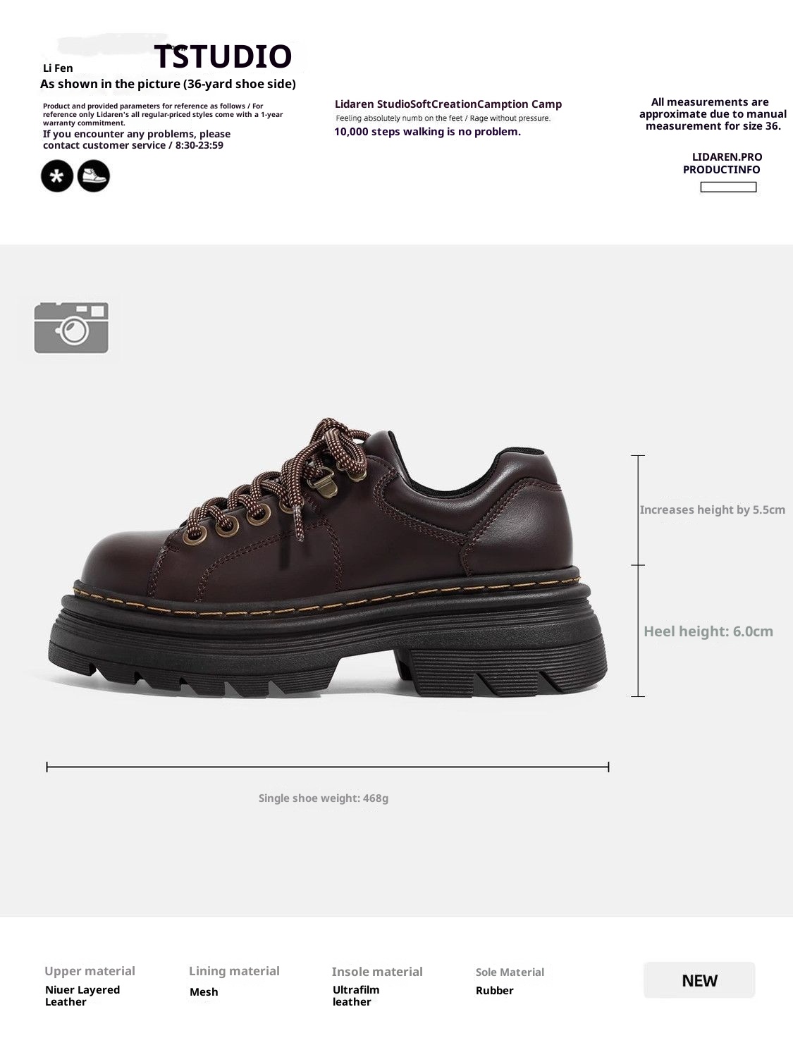 Voyage Voyage 2025 Nouvelles chaussures Martin à semelle épaisse pour femmes, chaussures Derby en cuir rehaussantes pour l'automne, mocassins de style britannique_voghion.com