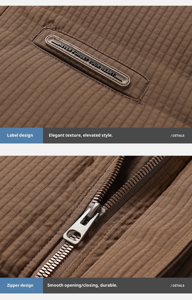 boy Autumn Stand Collar Down Winter New Trendy Design Short Puffer Jacket Thickened Warm Coat Men_voghion.com