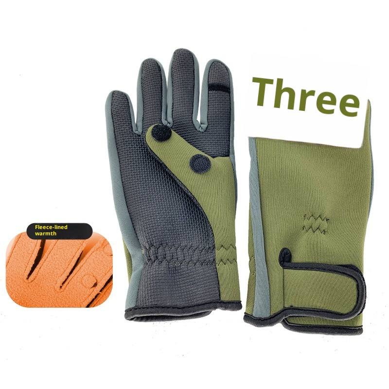 ragazzo ragazzo ragazzo ciclismo invernale per consegna, pesca, due dita esposte, antivento per esterni, impermeabile, touchscreen, caldo da uomo,_voghion.com