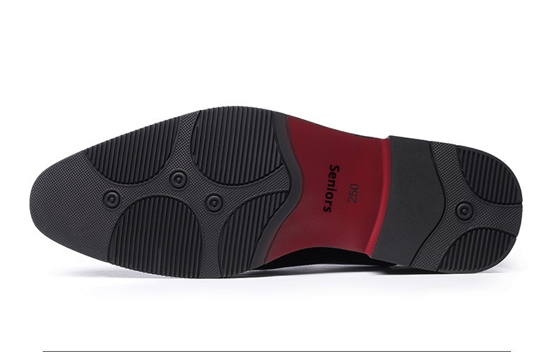 Voyage Elderly Crocodile Pattern Leather Large Size Trendy Korean Style Slim Fit Polished Casual Pointed Toe Men's Shoes 20252_voghion.com