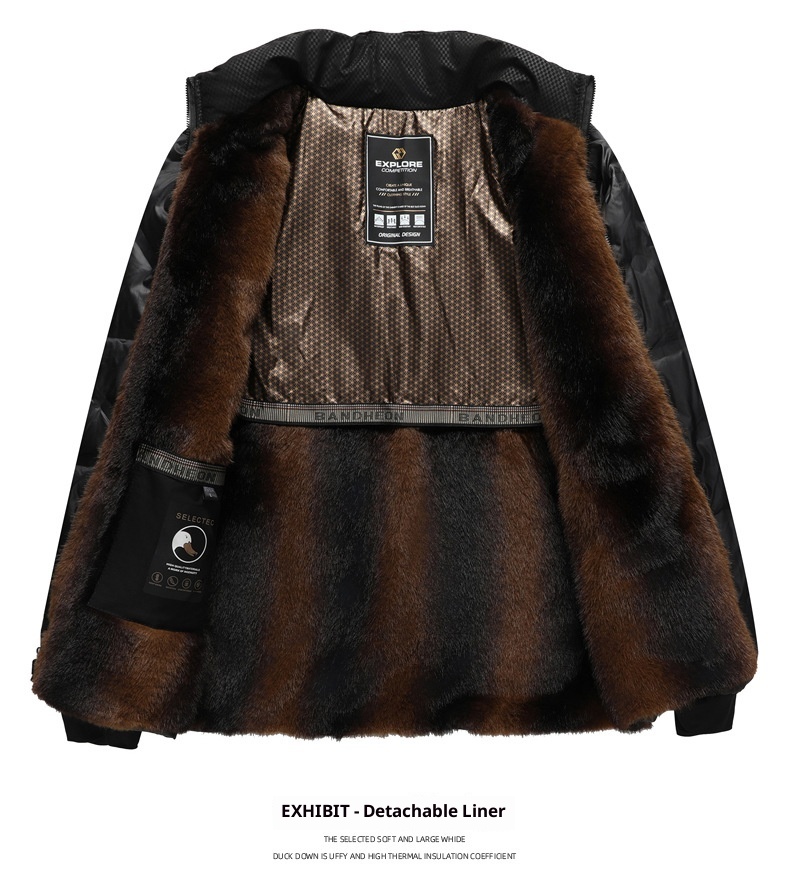 Giacca invernale da uomo di mezza età, stile nuovo, 50-60 anni, con fodera interna staccabile, in piumino spesso, foderato in pile, cappotto da papà_voghion.com