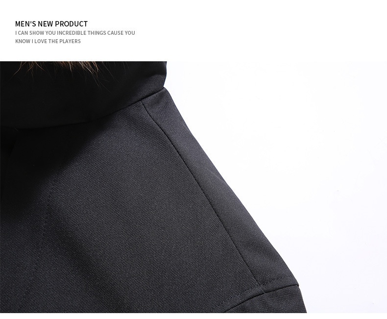 boy 2024 Mid-Length Snow Flying Same Style Men's Down Jacket Made In China Thickened Youth Winter Coat With Fur Collar_voghion.com