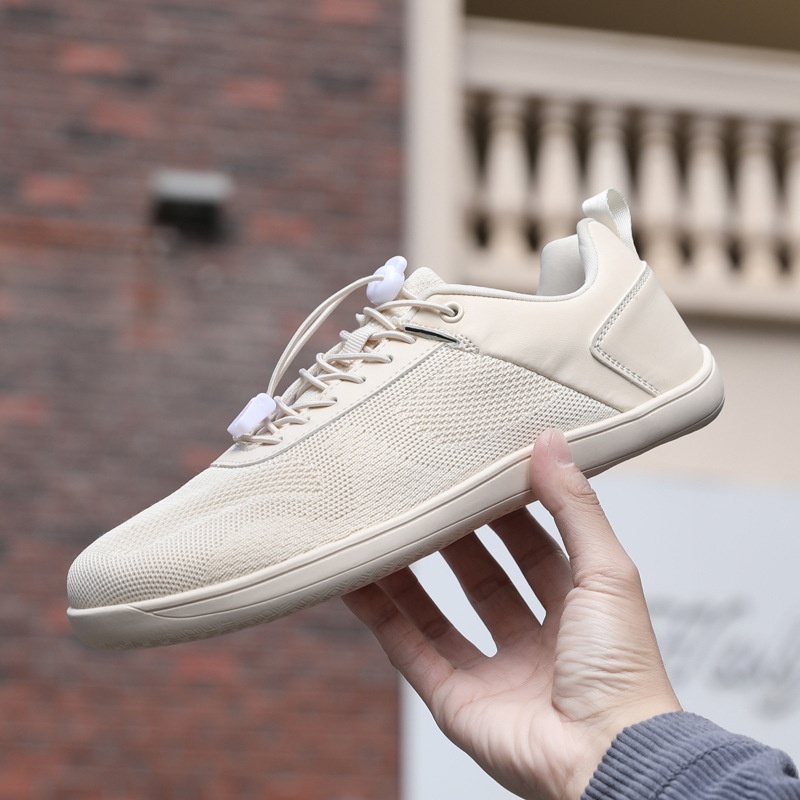 Zees Cross-border Couple Wide Toe Elastic Shoelaces Outdoor Casual Men Summer Breathable Sports Shoes Women Barefoot_voghion.com