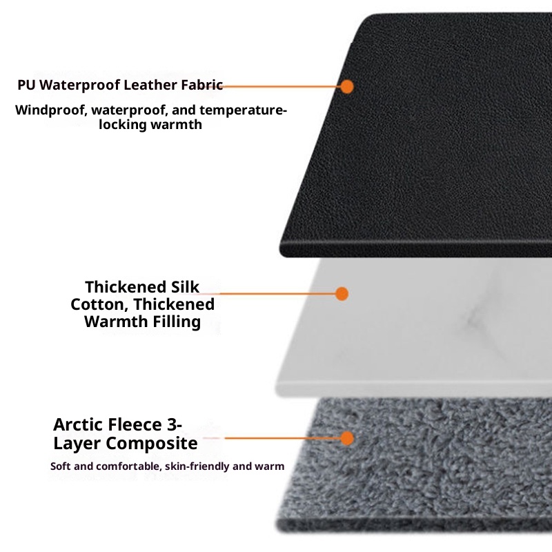 Coprimanubrio per bici elettrica Boy Boy Guanti da moto invernali foderati in pile, caldi, antivento, impermeabili, antifreddo_voghion.com