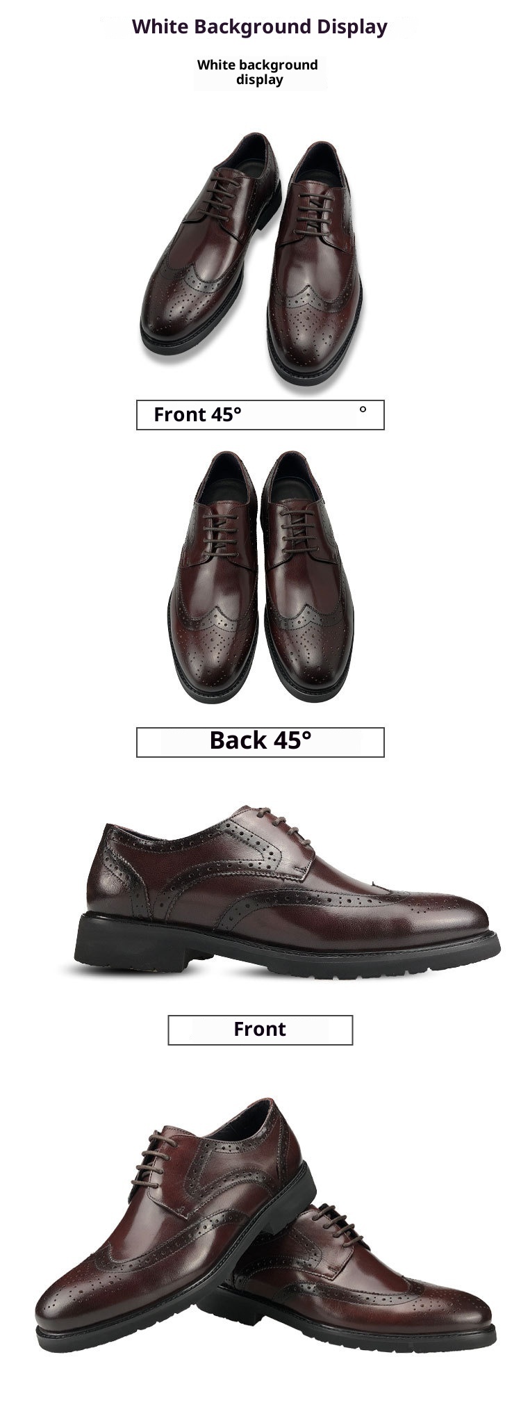 Voyage First Layer Soft Sole Business Formal Brogue Carved British Retro Small Round Toe Men's Cowhide Wedding Shoes_voghion.com