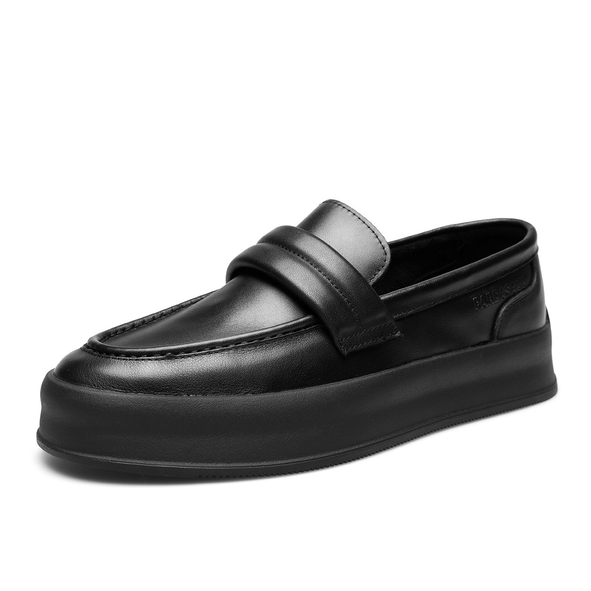 WalkPrime WalkPrime European Style Loafers For Men Summer New Slip-On Driving Genuine Men's Trendy Moccasins Thick Sole Leather Shoes_voghion.com