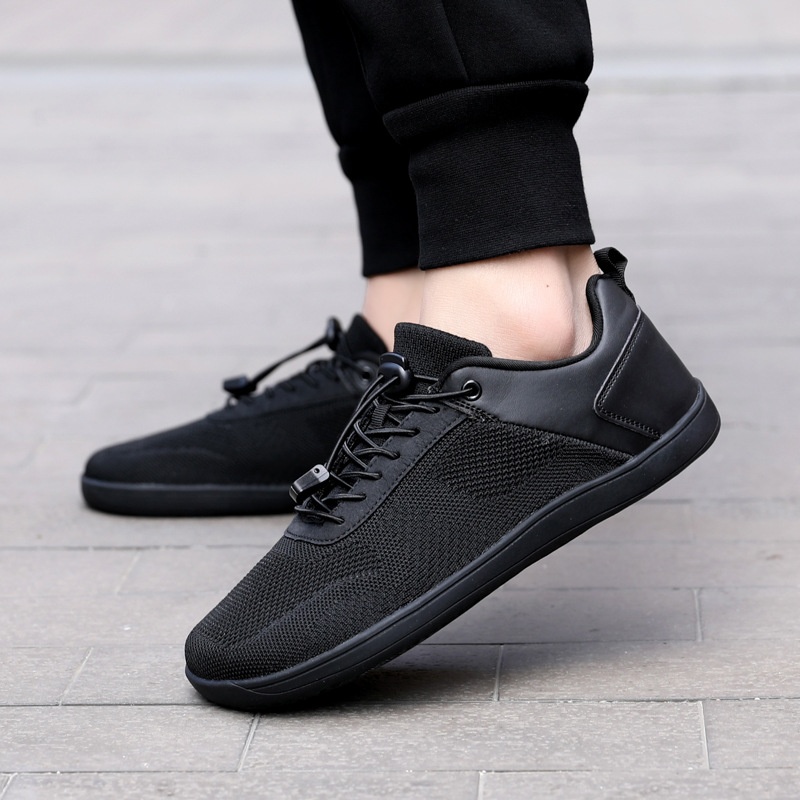 Zees Cross-border Couple Wide Toe Elastic Shoelaces Outdoor Casual Men Summer Breathable Sports Shoes Women Barefoot_voghion.com