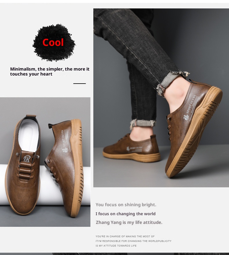 Voyage Voyage 2025 Neue Herren-Schnürschuhe, lässige Loafer, modisch, vielseitig, weiche Sohle, bequeme Lederschuhe für Herren_voghion.com