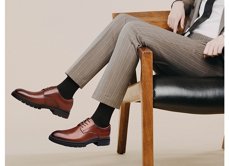 Voyage Men's 2022 Autumn Winter New Business Formal Derby Casual Leather Brogue Height Increasing British Groom Wedding Shoes_voghion.com