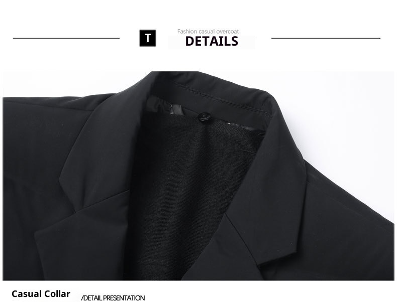 Herren-Businessjacke mit Stehkragen, mittellang, trendig_voghion.com