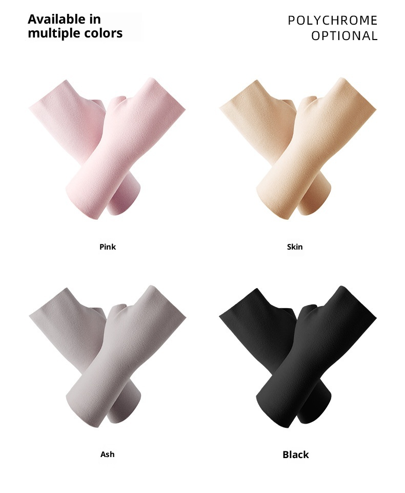 boy Boy Boy Cationic Gloves Half Palm Touch Screen Warmth Fingerless Cold Protection Autumn Winter Versatile Unisex Driving Office_voghion.com