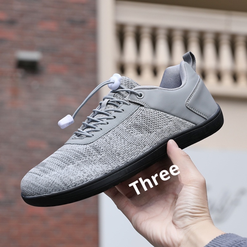 Zees Cross-border Couple Wide Toe Elastic Shoelaces Outdoor Casual Men Summer Breathable Sports Shoes Women Barefoot_voghion.com