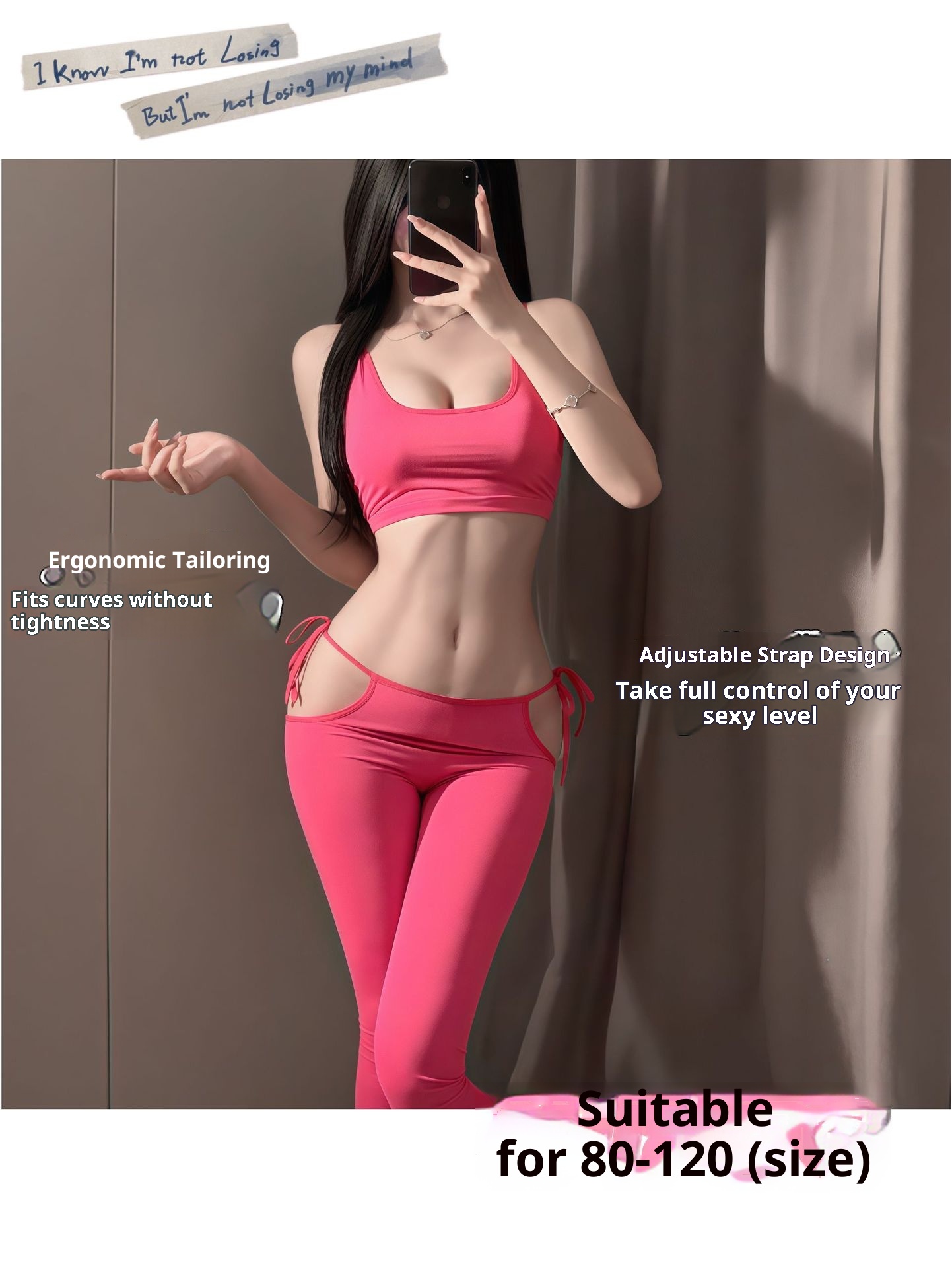 Eros Lab Sexy Lingerie Thin Tight Slimming Leg Tummy Control Hip Lift Yoga Nude Feel Tranparent Silky Lace-up Skinny_voghion.com