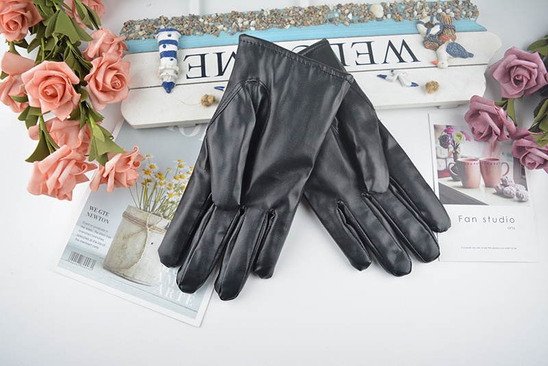 boy Boy Boy Men's Adult Windproof Rainproof Cycling Touchscreen Fashion Leather Five-Finger Autumn Winter Season Warm Thickened_voghion.com