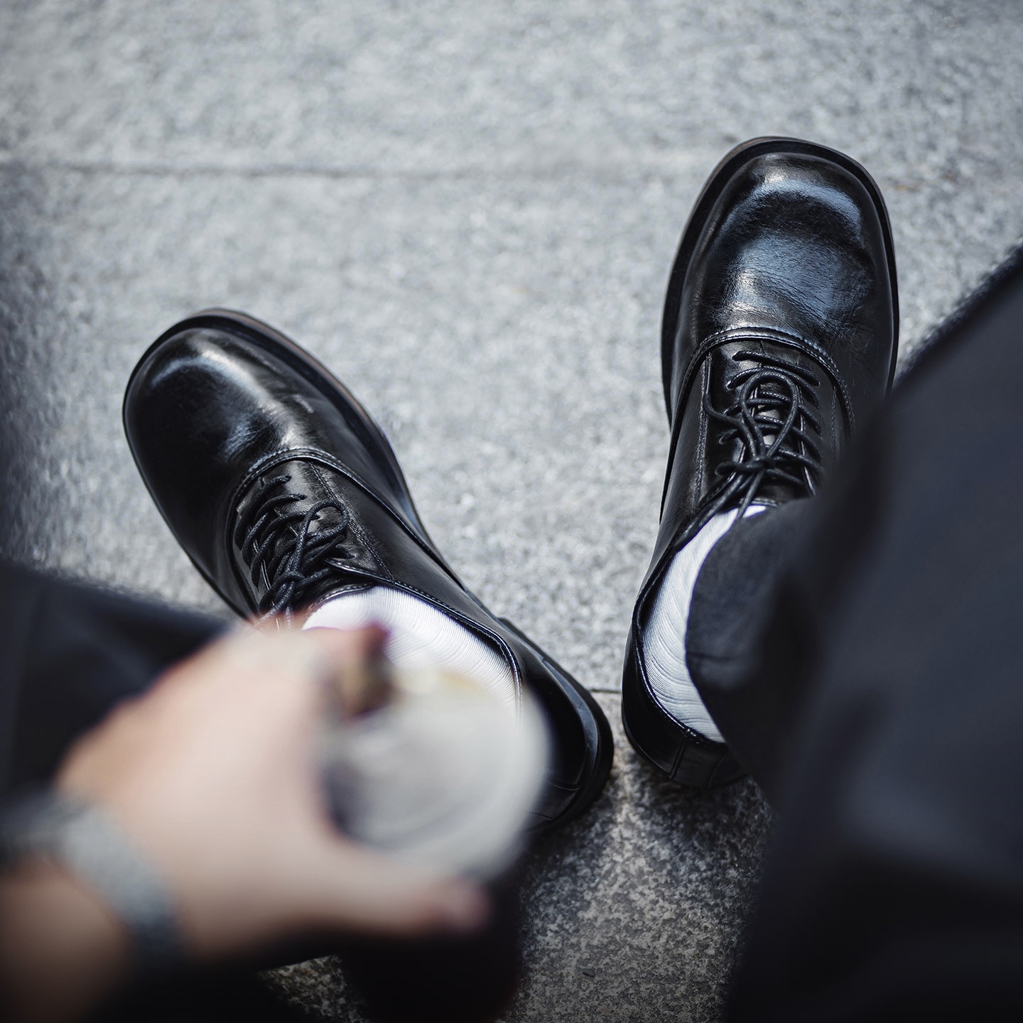 Voyage MRA Square Toe Derby Men's Leather Autumn Formal Business Thick Sole Height Increasing Wedding Groom Oxford Shoes_voghion.com