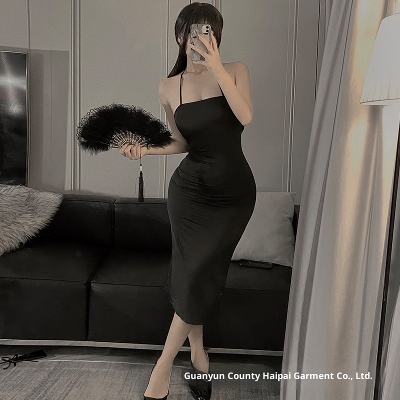 Eros Lab Lingerie Sexy Slim Fit Anime Cosplay Robe Longue Costume Femme Combinaison Creux Teasing Otaku Welfare Edition_voghion.com