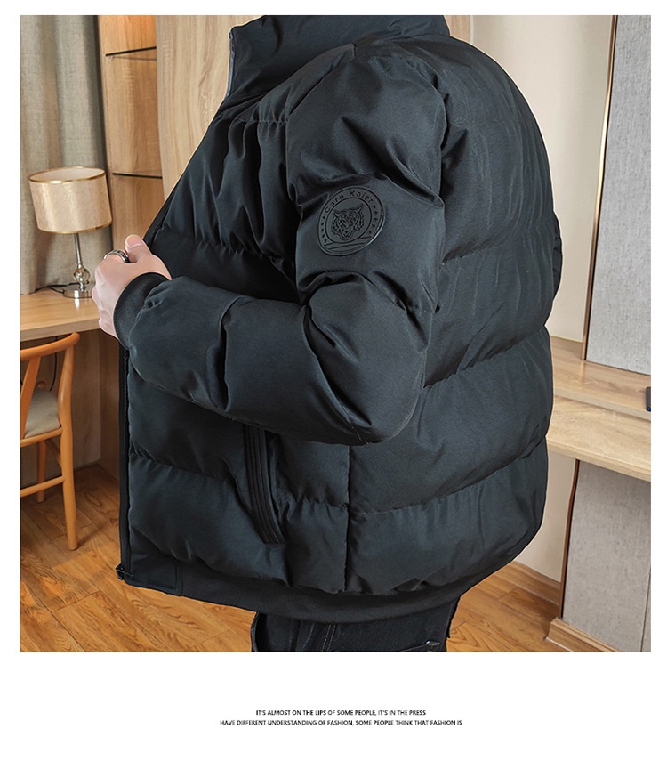 boy Herren-Daunenjacke Herbst Winter Dicke warme Stehkragen Slim Fit Kältebeständiger Freizeitmantel Trendy_voghion.com