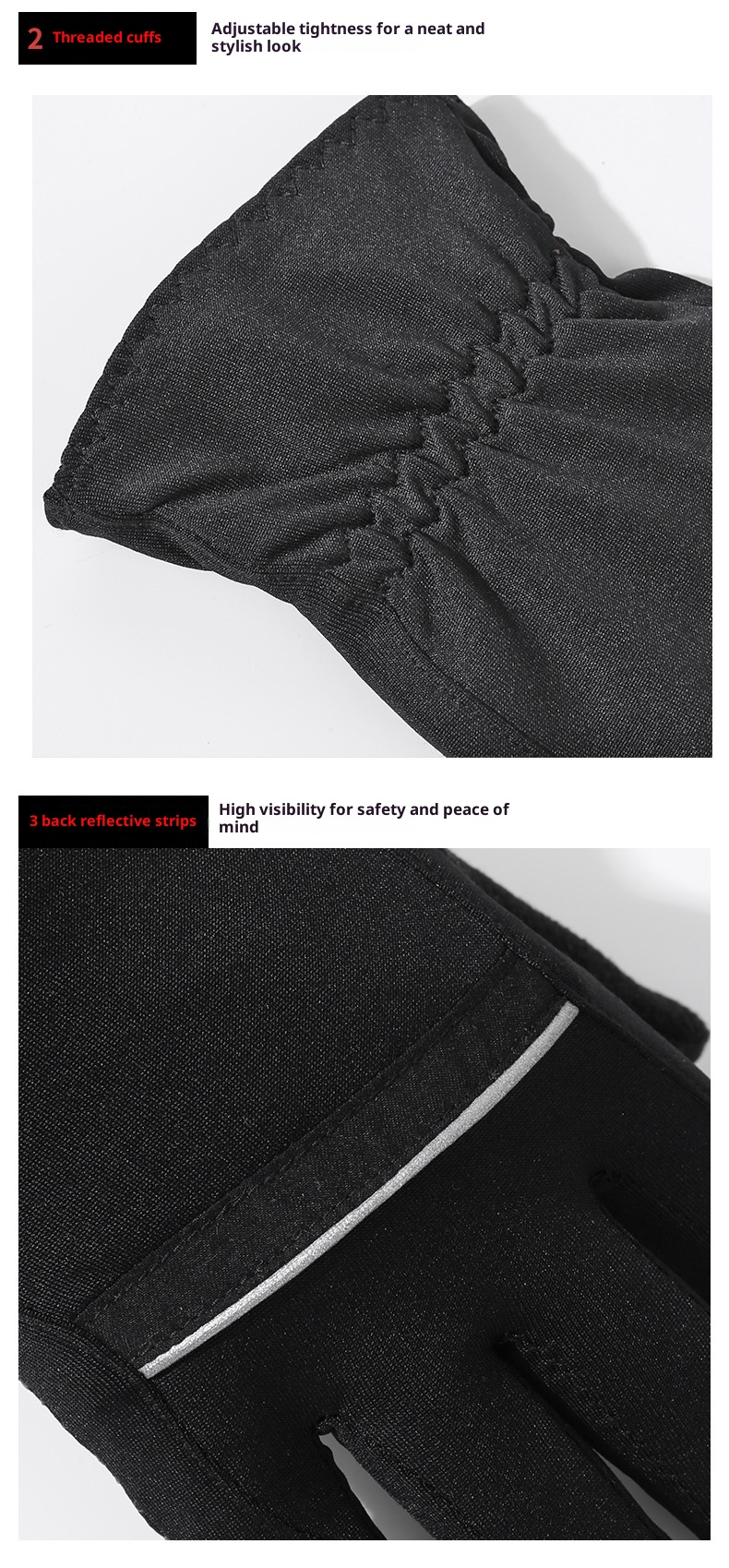 boy Boy Boy Winter Warm Fleece-Lined Silicone Non-Slip Gloves For Electric Bike Riding, Mountaineering, Men's Sports Touchscreen_voghion.com