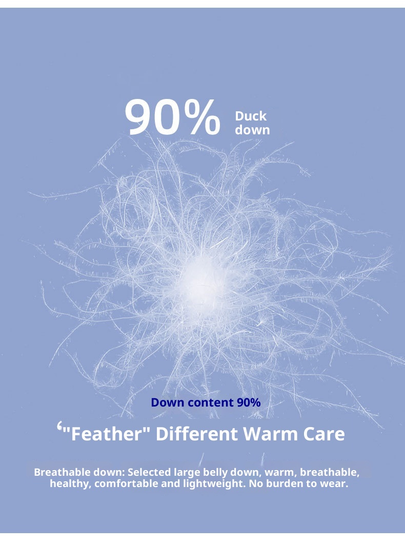 ragazzo 2025 autunno inverno nuova versione coreana leggero gilet con colletto rialzato giacca da uomo taglia forte 90 piumino d'anatra bianco Pinghu_voghion.com
