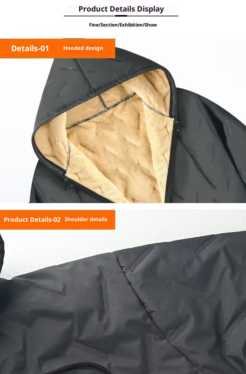 boy New Winter Lamb Wool Coat Hooded For Men, Thickened And Oversized Cotton Padded Down Jacket_voghion.com