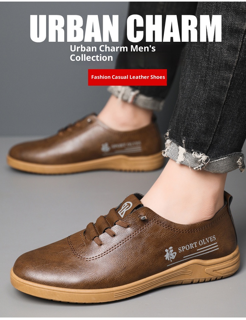 Voyage Voyage 2025 Neue Herren-Schnürschuhe, lässige Loafer, modisch, vielseitig, weiche Sohle, bequeme Lederschuhe für Herren_voghion.com