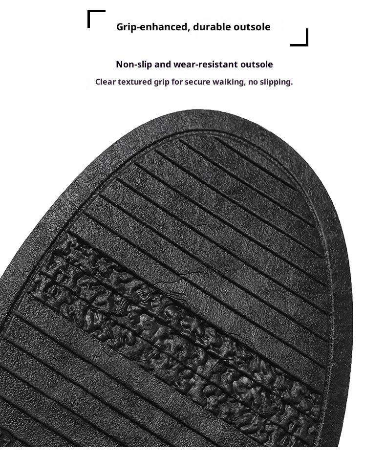 Voyage Voyage 2025 Autumn New Youth Casual Men's Fashion Trend Loafers Black Leather Shoes_voghion.com