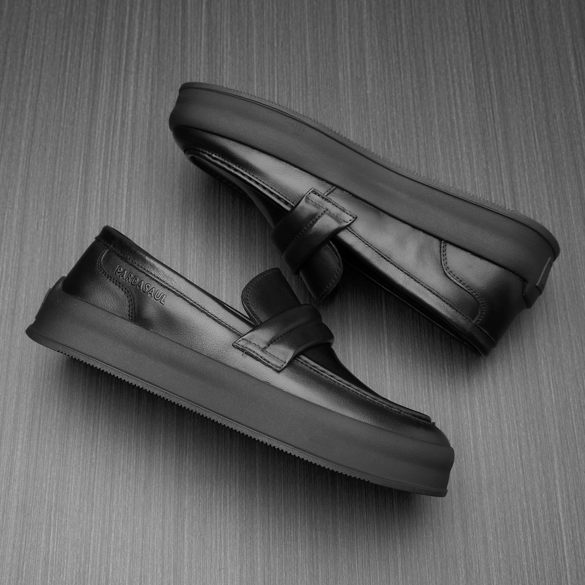 WalkPrime WalkPrime European Style Loafers For Men Summer New Slip-On Driving Genuine Men's Trendy Moccasins Thick Sole Leather Shoes_voghion.com