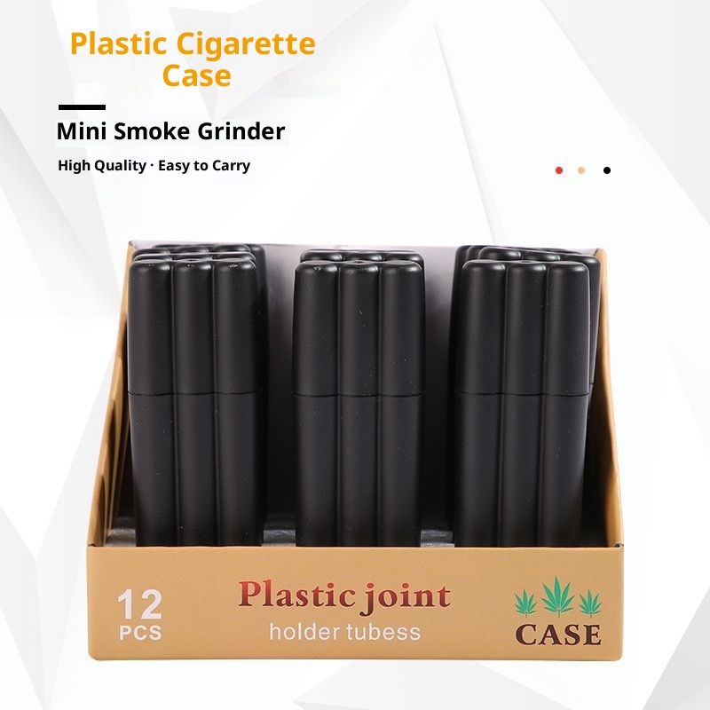 Lillian Tube Smoking Accessories Cigar Simple Men's Cigarette Tin Moisture-Proof Storage Box_voghion.com