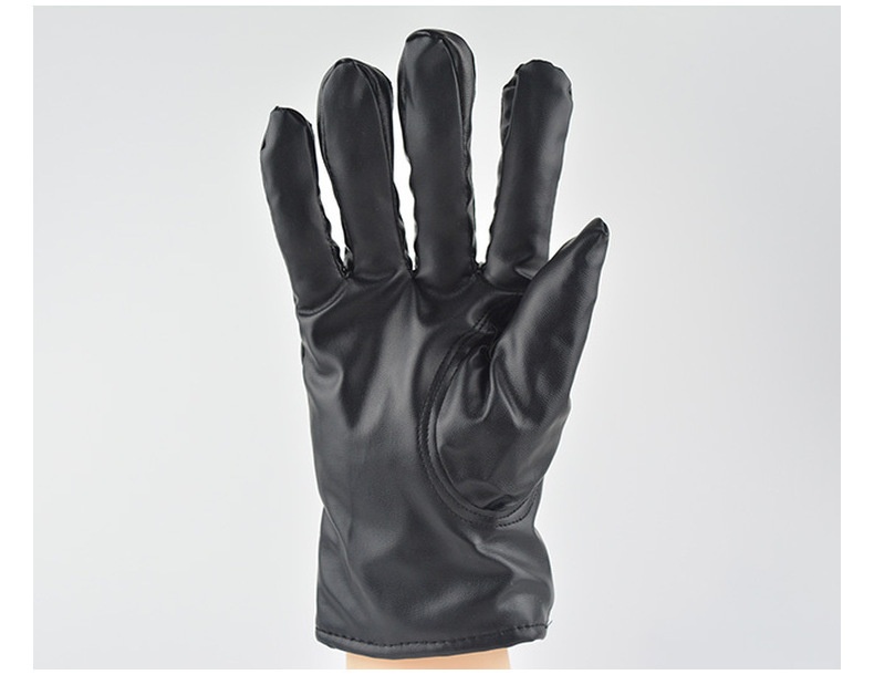 boy Boy Boy Men's Adult Windproof Rainproof Cycling Touchscreen Fashion Leather Five-Finger Autumn Winter Season Warm Thickened_voghion.com