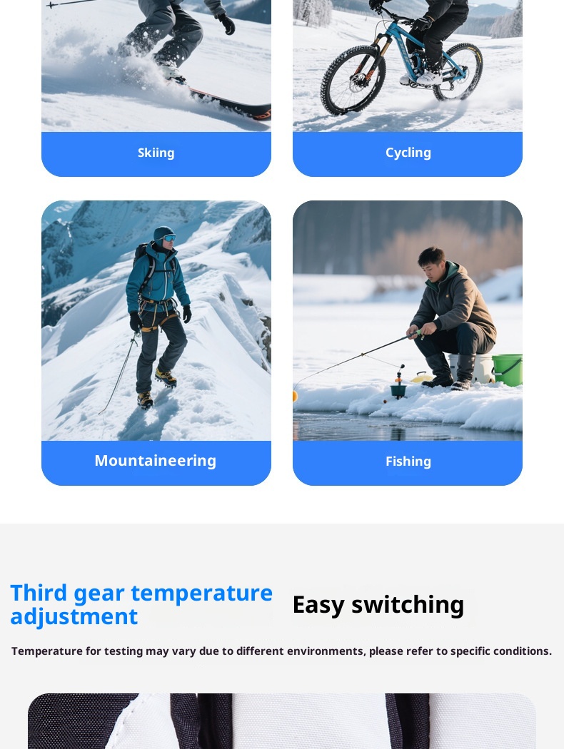 boy Boy Boy Heated Gloves For Skiing Men's Cycling Thickened Warm Windproof Cold-Proof Touchscreen Outdoor Winter_voghion.com