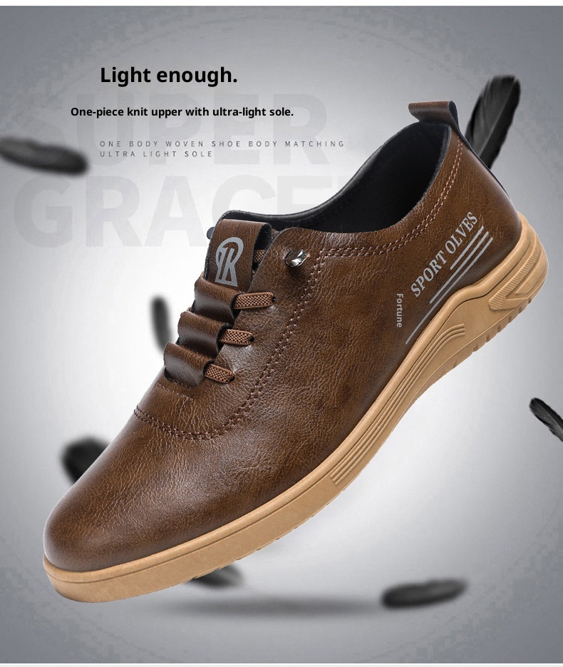 Voyage Voyage 2025 Neue Herren-Schnürschuhe, lässige Loafer, modisch, vielseitig, weiche Sohle, bequeme Lederschuhe für Herren_voghion.com