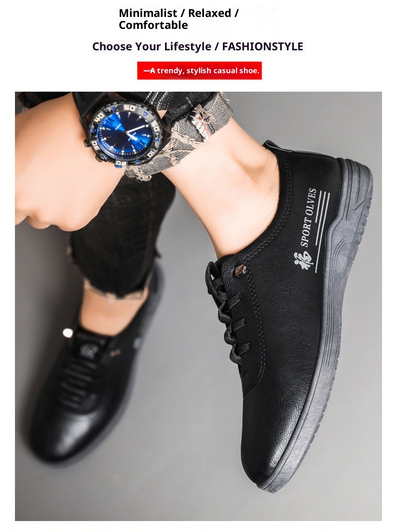 Voyage Voyage 2025 Neue Herren-Schnürschuhe, lässige Loafer, modisch, vielseitig, weiche Sohle, bequeme Lederschuhe für Herren_voghion.com