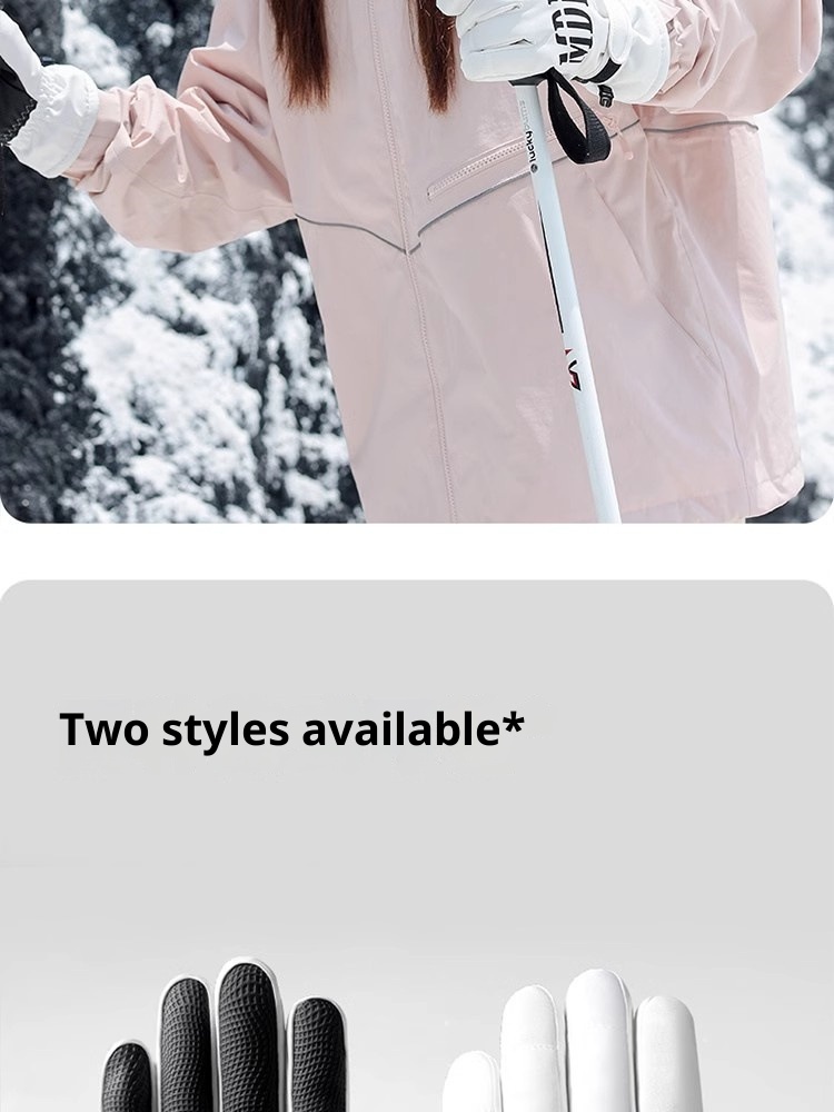 Guanti da sci per bici elettrica, caldi, invernali, spessi, impermeabili, antivento, a prova di freddo, per bambini, autunno_voghion.com