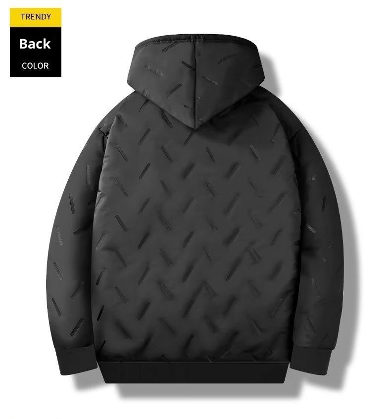 boy New Winter Lamb Wool Coat Hooded For Men, Thickened And Oversized Cotton Padded Down Jacket_voghion.com