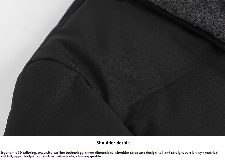 boy New 90 White Duck Down Jacket For Men, Short Winter Coat With Thickened Wool Collar, Wholesale Available_voghion.com