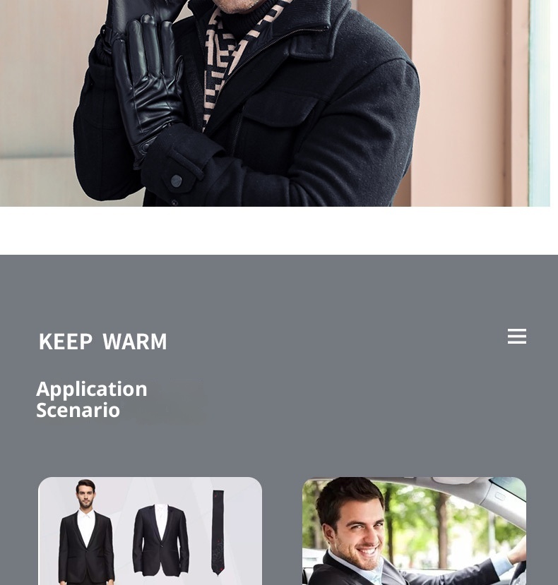 Guanti da uomo invernali in pelle, antivento, foderati in pile, spessi, per ciclismo, guida, caldi, impermeabili, antiscivolo_voghion.com