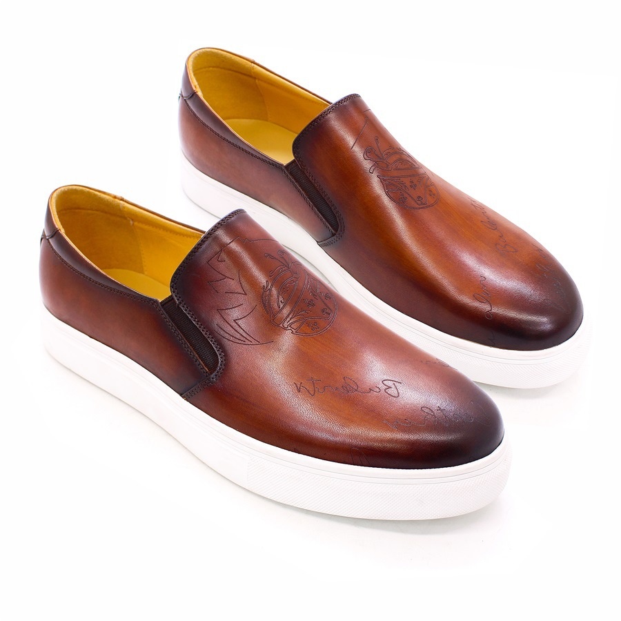 WalkPrime WalkPrime - Mocasines cómodos de cuero genuino de estilo europeo, estilo casual, sin cordones, versátiles y de uso diario para hombre_voghion.com