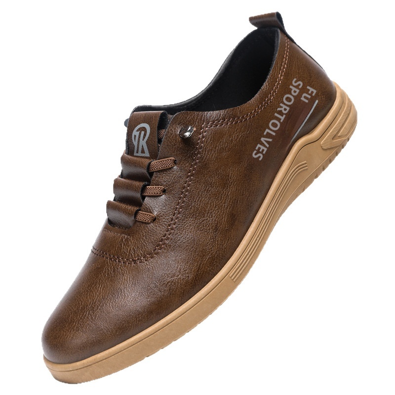 Voyage Voyage 2025 Neue Herren-Schnürschuhe, lässige Loafer, modisch, vielseitig, weiche Sohle, bequeme Lederschuhe für Herren_voghion.com