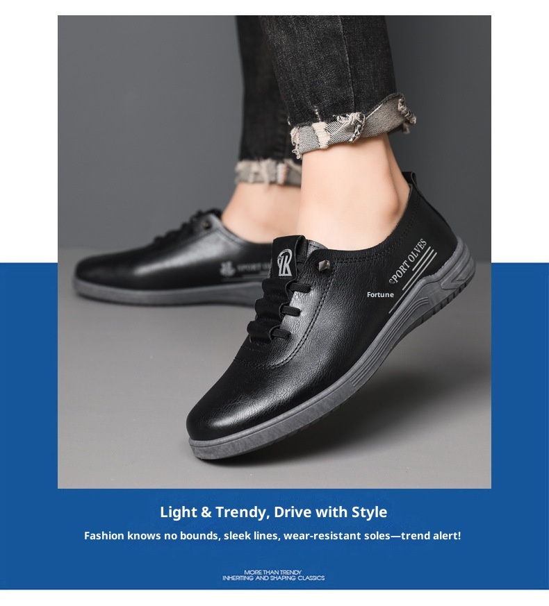 Voyage Voyage 2025 Neue Herren-Schnürschuhe, lässige Loafer, modisch, vielseitig, weiche Sohle, bequeme Lederschuhe für Herren_voghion.com