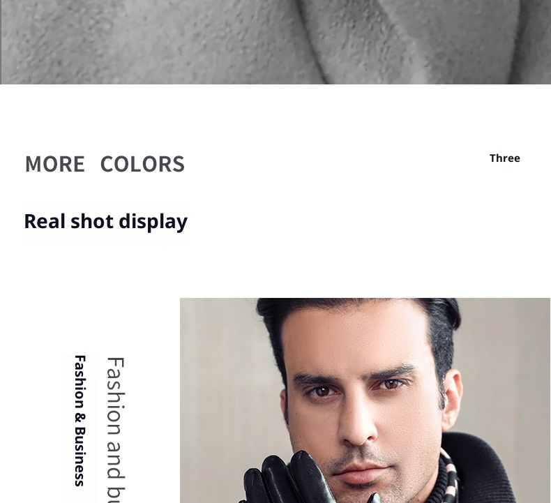 Guanti da uomo invernali in pelle, antivento, foderati in pile, spessi, per ciclismo, guida, caldi, impermeabili, antiscivolo_voghion.com