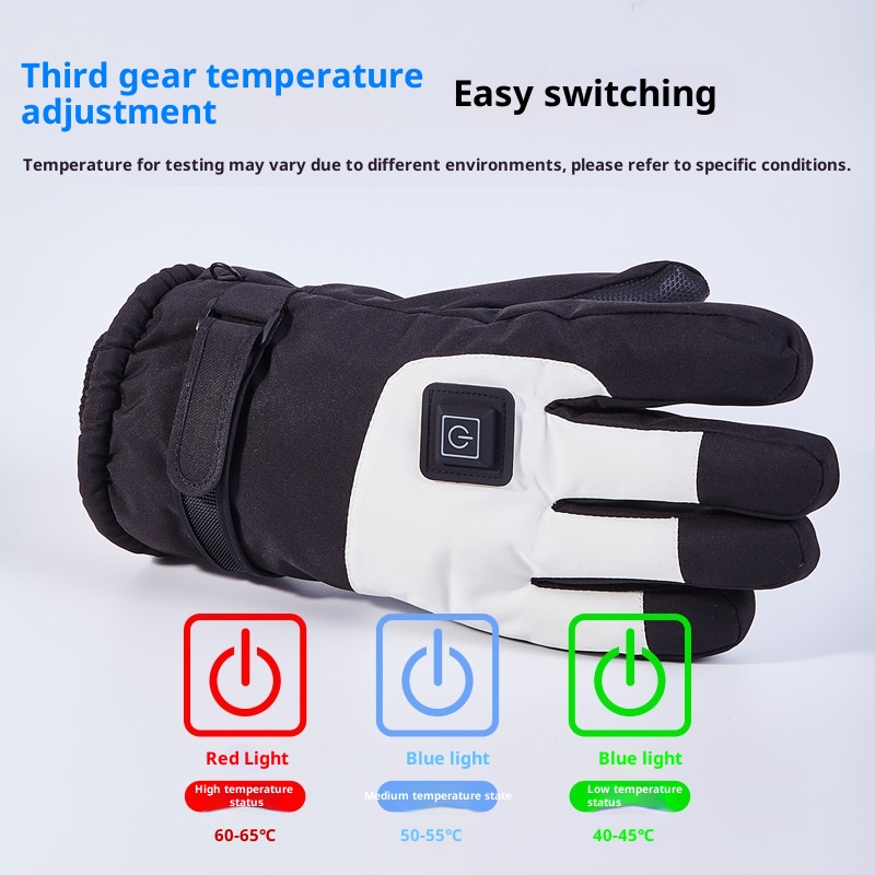 boy Boy Boy Heated Gloves For Skiing Men's Cycling Thickened Warm Windproof Cold-Proof Touchscreen Outdoor Winter_voghion.com