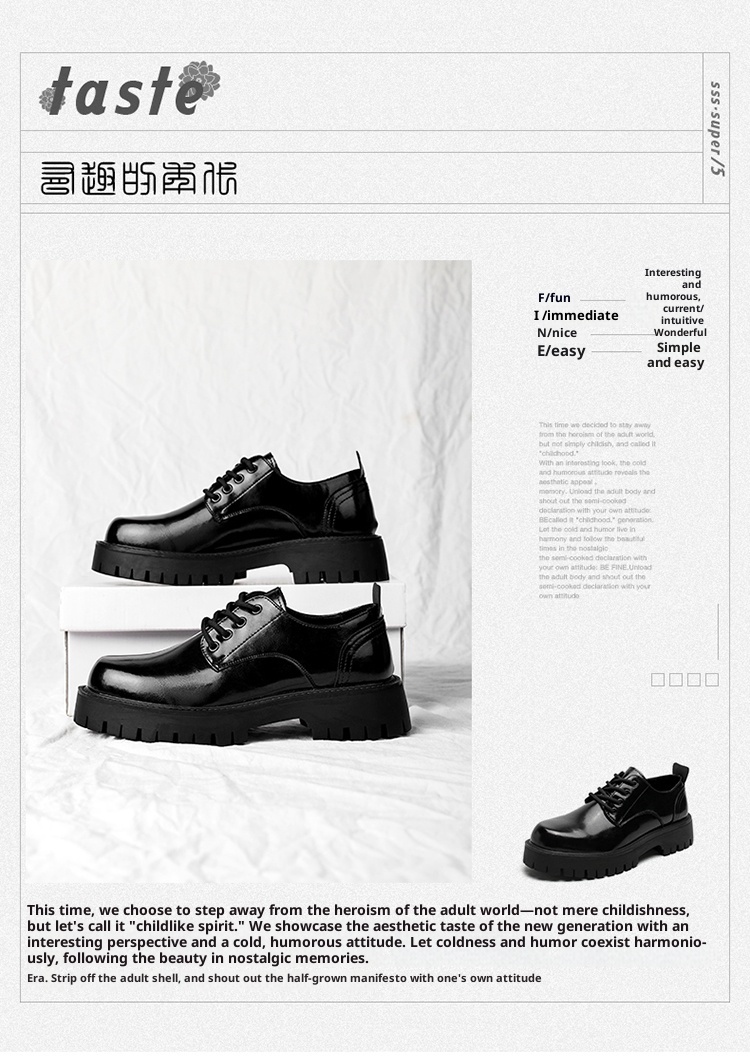 Voyage Herren Lederschuhe, formell, Business, britisch, dicke Sohle, Derby, schwarz, Hochzeitsschuhe, Bräutigamschuhe, niedrige Passform, Martin-Stil_voghion.com